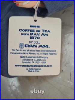 Madame Alexander Pan Am Doll Coffee Or Tea Extremely Rare VTG 10 Inch