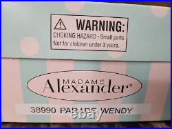 Madame Alexander Parade Wendy Doll 38990 NWT NEW LE 750