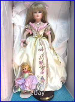 Madame Alexander Porcelain Doll 1993 Her Lady & Child 691/2500 with Box COA