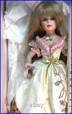 Madame Alexander Porcelain Doll 1993 Her Lady & Child 691/2500 with Box COA