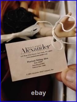 Madame Alexander Portrait Sitting Alex 16 Doll Red Head Limited Edition, withbox