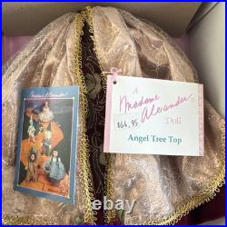 Madame Alexander RED VELVET TREE TOPPER ANGEL (10 Doll) With Box Rare Vintage NEW