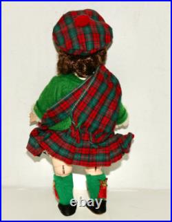 Madame Alexander Scottish Bent Knee 8 Vintage Scotland Doll