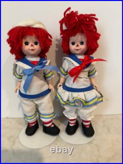 Madame Alexander Ships Ahoy Raggedy Ann & Andy Set #49970 New in Original Box