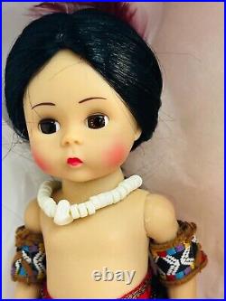Madame Alexander Squanto 60280 Native American Doll 8 Tall With Box, COA, Tags