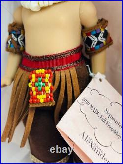 Madame Alexander Squanto 60280 Native American Doll 8 Tall With Box, COA, Tags