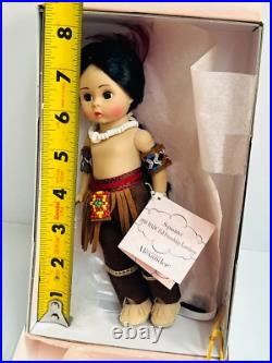Madame Alexander Squanto 60280 Native American Doll 8 Tall With Box, COA, Tags