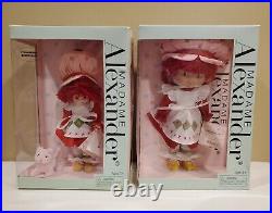 Madame Alexander Strawberry Shortcake Porcelain Dolls Lot Of 2 2006 In Box