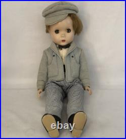 Madame Alexander Stuffy 14 Boy Doll (little Men Series) With Sleepy Eyes