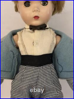 Madame Alexander Stuffy 14 Boy Doll (little Men Series) With Sleepy Eyes
