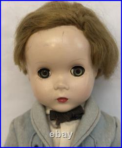 Madame Alexander Stuffy 14 Boy Doll (little Men Series) With Sleepy Eyes
