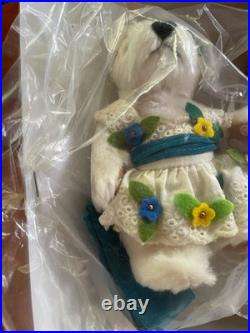 Madame Alexander Summer Day Dreaming 8 Doll with Box & White Plush Dog