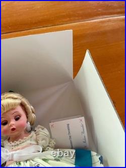 Madame Alexander Summer Day Dreaming 8 Doll with Box & White Plush Dog