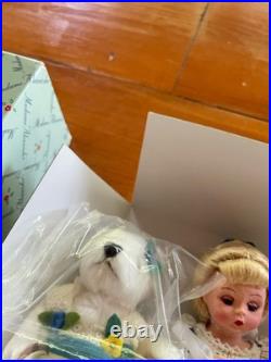 Madame Alexander Summer Day Dreaming 8 Doll with Box & White Plush Dog