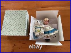 Madame Alexander Summer Day Dreaming 8 Doll with Box & White Plush Dog
