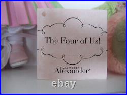 Madame Alexander THE FOUR OF US Doll #37215 with Animal Friends Bear Cat Dog MIB
