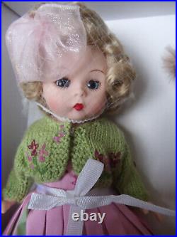 Madame Alexander THE FOUR OF US Doll #37215 with Animal Friends Bear Cat Dog MIB