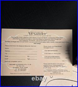 Madame Alexander TRAVELING TO DISNEYLAND 2005 MADCC #41080 LE OF 310