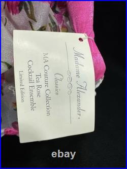 Madame Alexander Tea Rose Cocktail Ensemble Doll LE 1367/2500 COA 21