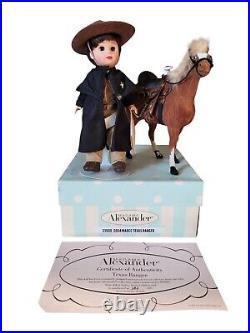 Madame Alexander Texas Ranger 33900 8 with COA, Box, Tags, Horse 283/400