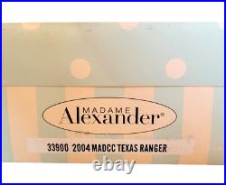 Madame Alexander Texas Ranger 33900 8 with COA, Box, Tags, Horse 283/400