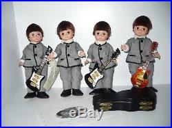 Madame Alexander The Beatles Rock Group 8 Doll Set With Box & 3 Guitars # 22110