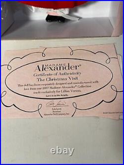 Madame Alexander The Christmas Visit 47620 8 COA Box, Tags, Accessories