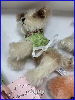 Madame Alexander The Four of Us Doll Set New & Retired #35721 Mohair Pets