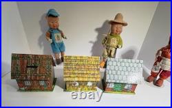 Madame Alexander Three Little Pigs Doll Set 2003 Straw Stick Brick Fairy Tale