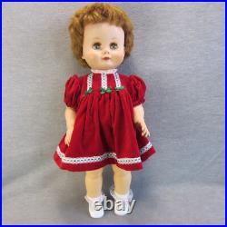 Madame Alexander Toddler Kathleen Doll 22' Rooted Hair Flirty Eyes Redressed MCM