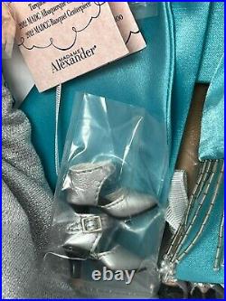 Madame Alexander Turquoise and Silver 65705 10 Dolls With Box, Accessories, COA