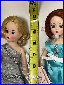 Madame Alexander Turquoise and Silver 65705 10 Dolls With Box, Accessories, COA