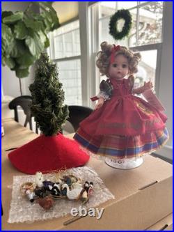 Madame Alexander Twelve Days Of Christmas Doll WithTree And Ornaments 35555