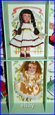 Madame Alexander Twelve Days of Christmas 12 Doll Collection 2003-w Display Case