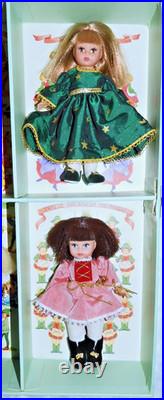Madame Alexander Twelve Days of Christmas 12 Doll Collection 2003-w Display Case