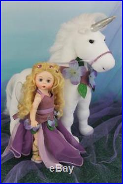 Madame Alexander Unicorn Fairy 8 Jointed Doll & Unicorn 12 Collectibles RARE