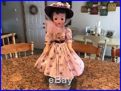 Madame Alexander Vintage 21 Cissy Doll 1958 Rare Purple Butterfly Outfit