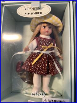 Madame Alexander Vintage Calendar Girls Collection 2002