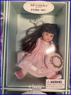 Madame Alexander Vintage Calendar Girls Collection 2002