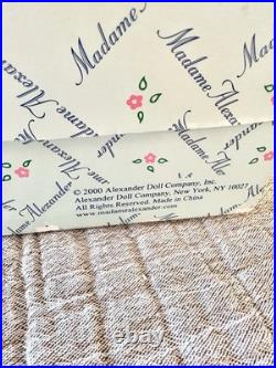 Madame Alexander Vintage Cinderella Margaret Doll 2000 Story Land MIB NRFB Tag