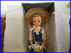 Madame Alexander Vintage Cissy 1950s Gardening Doll In Box #2105