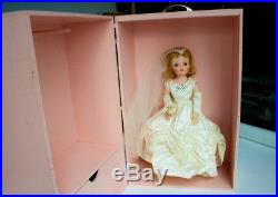 Madame Alexander Vintage Cissy Bride Doll with Pink Box + Wardrobe, Complete Set