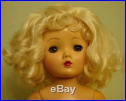 Madame Alexander Vintage Cissy Doll 20 Hard Plastic 1950s Blonde in Gown