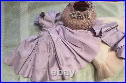 Madame Alexander Vintage Cissy Tagged HTF 1957 Lavender Box Pleats Outfit & Hat