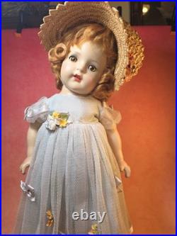 Madame Alexander Vintage Princess Elizabeth Doll 20 Composition Collectible
