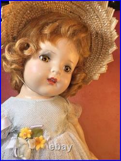 Madame Alexander Vintage Princess Elizabeth Doll 20 Composition Collectible