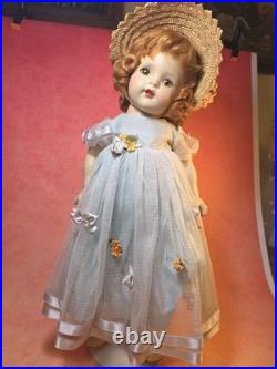 Madame Alexander Vintage Princess Elizabeth Doll 20 Composition Collectible