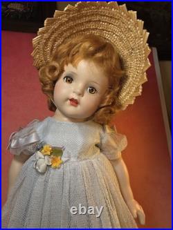 Madame Alexander Vintage Princess Elizabeth Doll 20 Composition Collectible