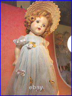 Madame Alexander Vintage Princess Elizabeth Doll 20 Composition Collectible
