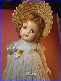 Madame Alexander Vintage Princess Elizabeth Doll 20 Composition Collectible